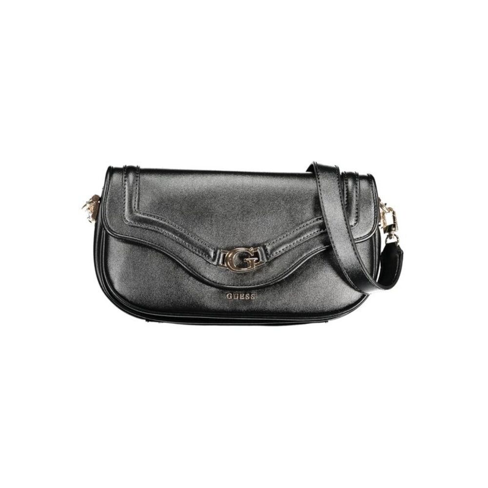 Guess Jeans Black Polyurethane Women Women's Handbag